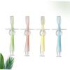 Mobestech 8pcs Silicone Teether Toothbrush for Boys and Girls Boy Girl Bristles Training Brush Toothbrush Years Old view 2