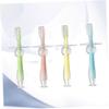 Mobestech 8pcs Silicone Teether Toothbrush for Boys and Girls Boy Girl Bristles Training Brush Toothbrush Years Old view 4
