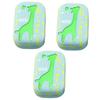 Healeved 3pcs Cartoon Deer Lenses Case Holder Cartoon Lens Storage Box Container for Home and Travel Green Storage Box for Eyeglasses Case Lens Container for Sunglasses view 1