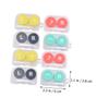Healeved 8pcs Portable Cases Cleaner Storage Box for Travel Professional Eye Care view 2