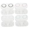 Healeved 8pcs Cosmetic Lens Holder Invisible Lens Storage Box Cosmetic Case Contacts Case Holder Contacts Organizer Travel Storage Random Style view 2
