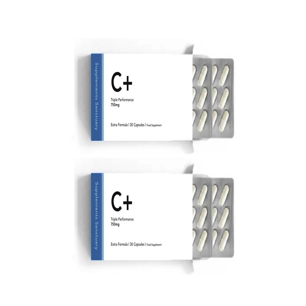 C+ Triple Performance Enhancer -2 x 30 Capsules (2 Months Supply)