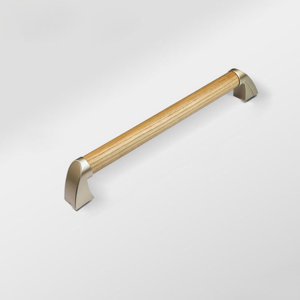 Bathroom Handrail Handle Solid Wood Safety Handle Elderly Barrier-free Non-slip Handle Handle Handrail Bathroom Bracket One Word Handrail