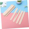 Angoily 50pcs Essential Hair Removal Kit Wooden Wax Applicator Sticks for Eyebrow Lip Safe Waxing Tools Spatula view 3