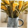 Alipis Green Foliage Artificial Wheat Simulated Grain Ear Millet Decor Fake Grasses Bundle view 3