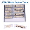 MTTXY 168 Pieces False Teeth Dental Complete Acrylic Resin Denture Teeth, Whole Teeth Synthetic Polymer Denture Tooth 23 Shade A3 Upper + Lower Dental Materials view 4