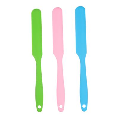 Mipcase Silicone Wax Scraper Hair Removal Stick 3Pcs Long Handle Non-Stick Waxing Applicator for Daily Use on Body Suitable for Most People