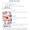 Flipped Warmth Clip on Veneers, 2 Pairs Snap on Dentures False Teeth Veneers Top And Bottom, Cosmetic Teeth Temporary Teeth Veneers for Women And Men Cover Imperfect Teeth view 4