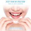 Flipped Warmth Clip in Veneers Teeth Cosmetic False Teeth, 2 Pairs Temporary Fake Teeth Whitening No Holes Imitation Upper and Lower False Dental Brackets for Whitening view 4