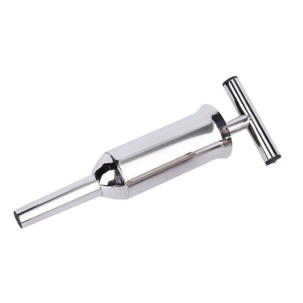 LIFKOME Steel Sausage Filler Tube Sausage Maker Tube Kit Stainless Steel Meat Filler Kitchen Use Safe to Use Easy to Clean