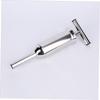 LIFKOME Steel Sausage Filler Tube Sausage Maker Tube Kit Stainless Steel Meat Filler Kitchen Use Safe to Use Easy to Clean view 3