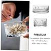 2pcs Glass Snack Plate Soup Bowls Salad Container Snack Tray Utensil Tray Kitchen Prep Bowls Nut Bowls Party Cake Plates Desk Tray Dessert Serving Platter Storage Rack Desktop view 4