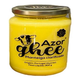 AzorGhee - Ghee Clarified Butter - Azores Island origin - The land of the happy cows - 470gr Glass Jar
