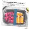 OUNONA 30pcs Lunch-Box Elastic Bands for Boys and Girls Bento Box Fixed Straps Elastic Bento Box Bands Random Color view 3