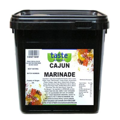Cajun Marinade Flavouring - 2.5kg Catering Tub