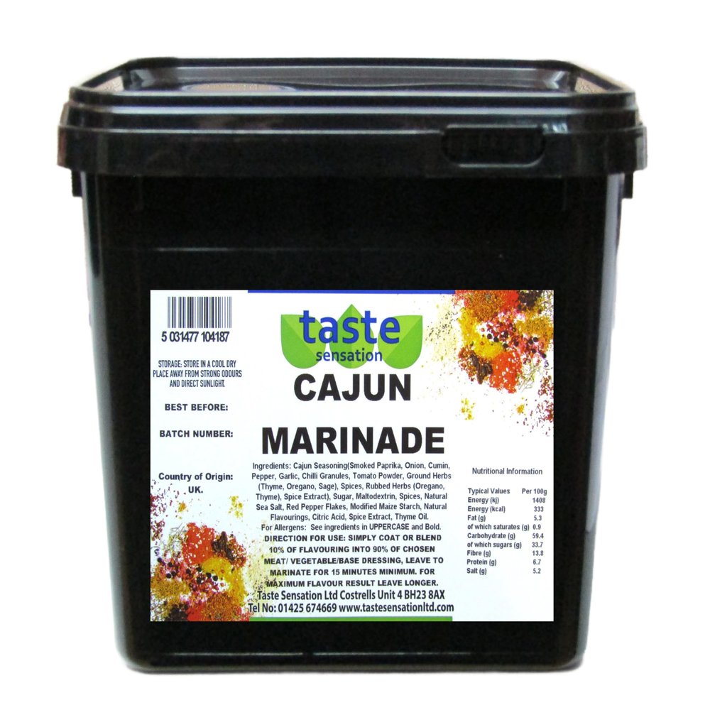 Cajun Marinade Flavouring - 2.5kg Catering Tub