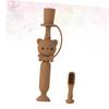 Mobestech Silicone Training Toothbrush Bristles Toothbrush Oral Care for Boys and Girls Finger Brush Random Color view 4