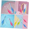 Mobestech 8pcs Cartoon Children Toothbrush Set with Gentle Thin Bristles Baby Training Oral Care Toothbrushes for Infants Toddler Use Colorful Random view 2