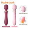10 Modes Electric Handheld Powerful Bullet Massage Rod Portable Silicone Ball Waterproof Bullet Tool for Women Pleasure, Personal Bullet Massage Stick for Body Relax,Travel Mini Size (Red) view 2