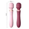 10 Modes Electric Handheld Powerful Bullet Massage Rod Portable Silicone Ball Waterproof Bullet Tool for Women Pleasure, Personal Bullet Massage Stick for Body Relax,Travel Mini Size (Red) view 3