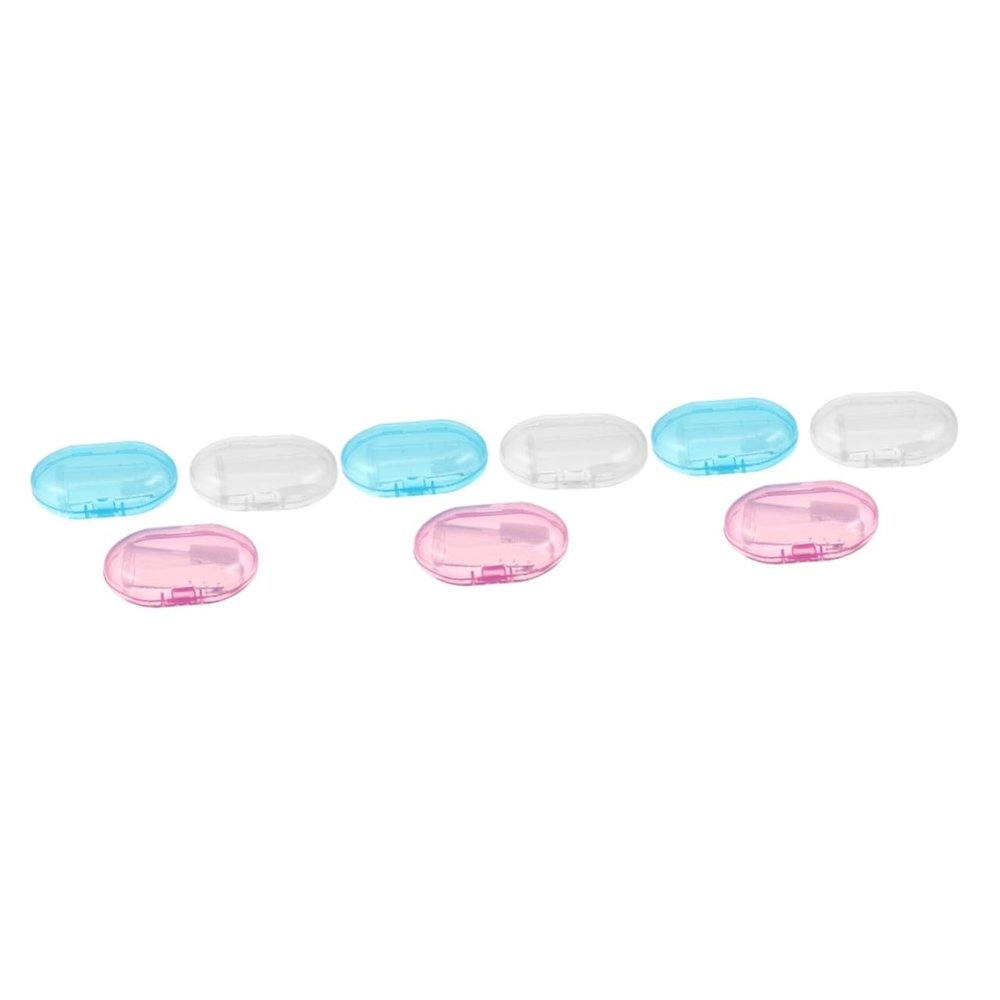 PartyKindom 9pcs Finger Finger Toothbrush for Training Boy Girl Teeth Cleaning Plaque Removal for Milk Teeth Years Old