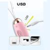 10 Modes Electric Handheld Powerful Bullet Massage Rod Portable Silicone Ball Waterproof Bullet Tool for Women Pleasure, Personal Bullet Massage Stick for Body Relax,Travel Mini Size (Pink) view 3