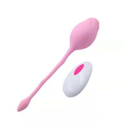 10 Modes Electric Handheld Powerful Bullet Massage Rod Portable Silicone Ball Waterproof Bullet Tool for Women Pleasure, Personal Bullet Massage Stick for Body Relax,Travel Mini Size (Pink)