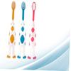 Gatuida Soft Bristle Kids Toothbrush Set 6pcs for Boys and Girls Ages 2-5, Baby Toothbrush with Comfortable Handle, Plaque Removal Teeth Care Brush for Toddler Oral Hygiene view 3
