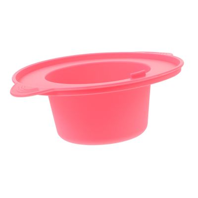 Beaupretty Silicone Wax Warmer Liner 400ml Pink Even Heating Wax Melt Pot Suitable for Home and Beauty Salon Waxing