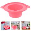 Beaupretty Silicone Wax Warmer Liner 400ml Pink Even Heating Wax Melt Pot Suitable for Home and Beauty Salon Waxing view 4