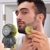 Sollee Portable Electric Shaver,LED Digital Display Portable | Multifunctional Beard Trimming Supplies, USB Rechargeable Waterproof Trimmer for Boys, Men, Males view 2