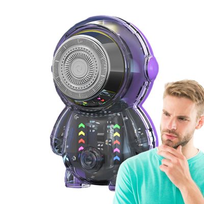 Sollee Electric Shaver, LED Digital Display Portable, Multifunctional Beard Trimming Supplies, USB Rechargeable Waterproof Trimmer for Boys, Men, Males