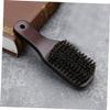 Angoily Bead Head Bristle Brush for Face Beard Cleaning Practical Mustache Tool for Home Use Personal Care Styling Brush view 3