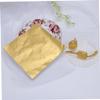 LIFKOME 100pcs Aluminium Foil Paper Wrapping Paper Packaging for Candy Foil Candy Wrappers Gold for Chocolate view 2