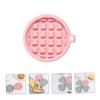 OUNONA 6pcs Silicone Waffles Mould for Baking DIY Cake Baking Mold Waffle Maker Mould for Home Activities Random Color view 3