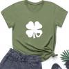 st Patricks Day Sweatshirt Winter pjs Women Zip up Hoodie Kawaii Winter pjs Women Pajamas Pants Cosy Blouse Irish Grey Faux Fur Coat Women's Jumper Ponchos for Shamrock Wine Glass view 2