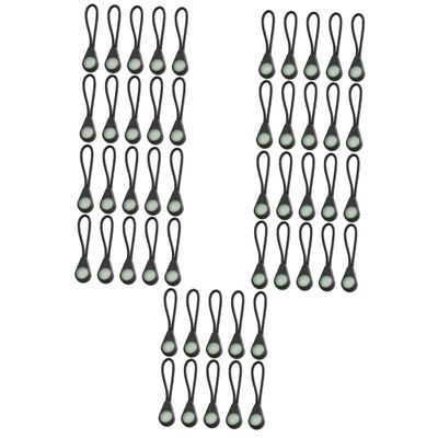 LALAFINA 50pcs Luminous Zipper Pullers for Backpacks Luminous Zipper Extenders for Travel Theft Backpacks Bag Heads Prevent Lost Pullers