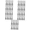 LALAFINA 50pcs Luminous Zipper Pullers for Backpacks Luminous Zipper Extenders for Travel Theft Backpacks Bag Heads Prevent Lost Pullers view 1