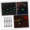 LALAFINA 50pcs Luminous Zipper Pullers for Backpacks Luminous Zipper Extenders for Travel Theft Backpacks Bag Heads Prevent Lost Pullers view 3