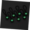 LALAFINA 50pcs Luminous Zipper Pullers for Backpacks Luminous Zipper Extenders for Travel Theft Backpacks Bag Heads Prevent Lost Pullers view 4