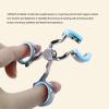 Contact Lens Wear Tools Fits Eye Shape Portable Contact Lens Eyelid Opener Silicone Strips with Makeup Storage Case (Blue) view 3