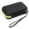 KOMBIUDA 1pc Portable Eva Shockproof Storage Bag for Non- Thermometers Compact Design Lanyard for Home Use Protection Green Zipper view 1