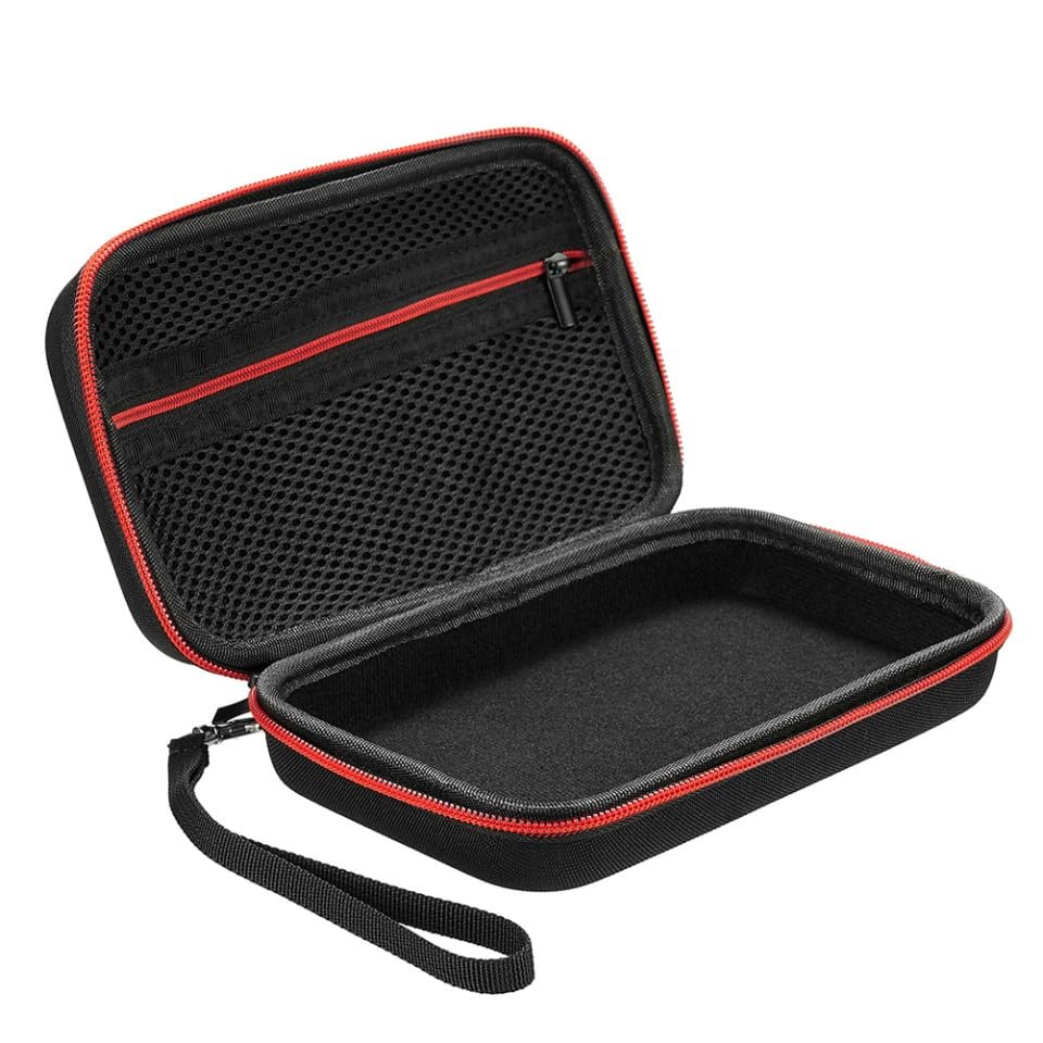 WOFASHPURET Storage Bag Portable Shockproof Case with Zipper and Lanyard for Non-Contact Protection