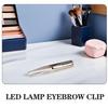 WOFASHPURET Eyebrow Tweezers Led Light, Precision Facial Hair Remover Tool for Eyebrow Shaping and Eyelash Plucking, Compact Beauty Tool for Womens Facial Care view 3