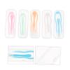 PartyKindom 10pcs Travel Lenses Stick Tool Case Lenses Inserter Tweezers Lens Tool Including Lens Plunger Suction Stick for Contact Removal view 2