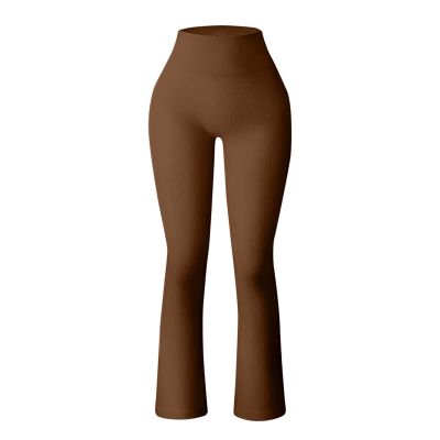 WILLBEST Womens High Waist Bootcut Flared Leggings Workout Tummy Control Butt Lifting V Crossover Ladies Running Gym Tight Trouser Yoga Pants