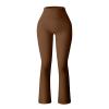 WILLBEST Womens High Waist Bootcut Flared Leggings Workout Tummy Control Butt Lifting V Crossover Ladies Running Gym Tight Trouser Yoga Pants view 1