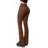 WILLBEST Womens High Waist Bootcut Flared Leggings Workout Tummy Control Butt Lifting V Crossover Ladies Running Gym Tight Trouser Yoga Pants view 2