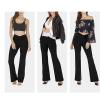 WILLBEST High Waist Leggings for Women Soft Seamless Slim Tummy Control Leggings Ruched Scrunch Booty Bum Lightweight Fitness Running Gym Stretchy Yoga Pants Trousers view 2