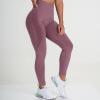 WILLBEST Yoga Pants for Women Seamless High Waist Tummy Control Yoga Pants Slim Elasticated Tight Trousers Athletic Scrunch Booty Workout Leggings view 2